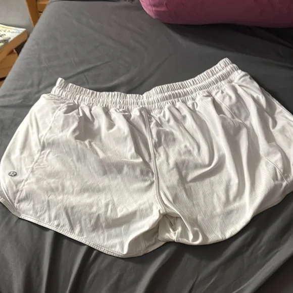 lululemon athletica White Athletic Shorts - Picture 1 of 2